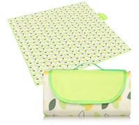 Eucomir Manta de Pícnic, Impermeable 200x200CM, Tapete de Picnic Plegable con Asa, Apta para Hacer Senderismo, Viajar, IR de Acampada, Al Aire Libre y Fiesta, Pequeña Hoja Voladora