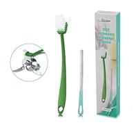 Eucteje Juego de 2 cepillos de Limpieza con Mango Largo 2022 Mejorado Cepillo de Limpieza Compatible con Thermomix TM5 TM6 TM31 y MCC Ideal para Cuchillos de Mezcla Olla mezcladora y ollas