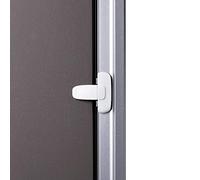 EUDEMON Cerradura para refrigerador de una puerta para seguridad infantil, cerradura para puerta del congelador, fácil de instalar, utiliza adhesivo 3M VHB, sin herramientas ni brocas (Blanco)