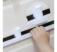 Eudemon - Juego de 8 tapones de plástico para cajón de seguridad para niños, fácil de instalar y usar adhesivo 3M VHB, sin necesidad de herramientas ni taladros, Blanco