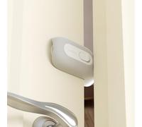 EUDEMON Protector de pellizco de dedo de puerta a prueba de niños, tope de puerta giratoria para bebés, protector de puerta con pestillo de puerta (Gris, 1 Piezas)