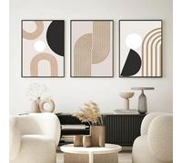 EudoER Minimalista Cuadros Abstracto Línea Poster Impresiones Geométrica Pared Arte Lienzo Pintura Vida Habitación Moderno Interior Hogar Decoracion 50x70cmx3 Sin marco