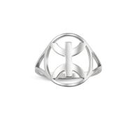 EUEAVAN Anillo africano bereber con símbolo étnico africano estilo Kabyle Amazigh, tribu musulmana egipto, joyas religiosas, regalo para mujeres y hombres, Acero inoxidable, Sin piedras preciosas