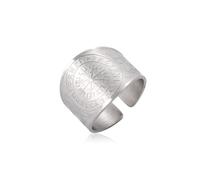 EUEAVAN Anillo Viking Compass Vegvisir para hombre ajustable nórdico Valknut Odin Pirate Rings Joyería con símbolos rúnicos nórdicos Regalo pagano (Vegvisir Águila plata, 10(US))