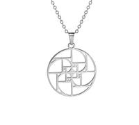 EUEAVAN - Collar con espiral de Fibonacci, proporción áurea, colgante de proporción áurea, números de Fibonacci, joyería con geometría sagrada, regalos para profesores de matemáticas, arquitectos