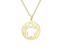 EUEAVAN Collar de estrella de David Chai con la mano de Hamsa, mal de ojo, colgante de mapa de Israel, amuleto de protección judía, amuleto hebreo, fe hebrea, cábala, bendición, joyería de Israel
