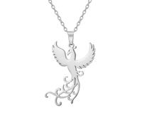 EUEAVAN Collar de Fénix Mitológico para Mujer, Colgante de Ave Nirvana, Joyería Inspiradora