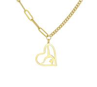EUEAVAN Collar inspirador para gimnasia, colgante de gimnasia, bailarina, amantes del deporte, baile, solo, gimnasia, equipo, joyería, mujer, entrenador, hija, Medium, Acero inoxidable, No es una