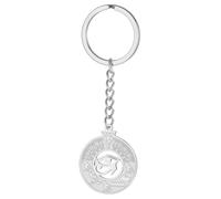 EUEAVAN Ojo de Horus Llavero Ankh Cruz Llave de la Vida Escarabajo Llavero Antiguo Egipto Cartucho Amuleto Egipto Símbolo Joyería (plata)