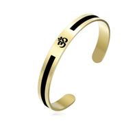 EUEAVAN OM OHM AUM - Pulsera de armonía espiritual hindú con símbolos sánscritos, brazalete para chakras, yoga, amuleto budista, joyería religiosa, regalo de meditación para hombres y mujeres