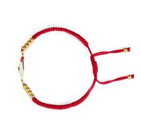 EUEAVAN Pulsera con mapa para mujer Estrella de David Pulsera ajustable con estampado de banderas de países Llévalos a casa ahora Joyería patriótica israelí Regalo judaico (rojo)