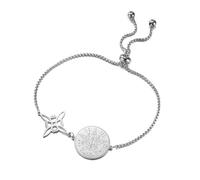 EUEAVAN Pulsera con nudo de bruja, tetragrammaton y pentagrama Pulsera Nudo De Bruja YHVH YHWH Yeshua Jehová Amuleto Wicca Religiones Joyería Wicca Regalo para mujeres y hombres (Plata)