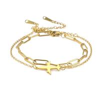 EUEAVAN Pulsera de avión ajustable hecha a mano con cuerda trenzada de la suerte, pulsera de cuerda roja de la suerte, joyería de piloto de aviación, regalo de recuerdo para asistentes de vuelo