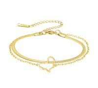 EUEAVAN Pulsera de mapa de África, diseño de continente africano, hecho a mano, cuerda trenzada de la suerte, joyería étnica tribal africana para mujeres y hombres, Medio, Acero inoxidable, Sin piedra