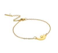EUEAVAN Pulsera islámica de luna creciente y estrella musulmana, Ayatul Kursi, amuleto de Alá, joyería religiosa, regalo de Eid Ramadán para mujeres y hombres, ajustable, Acero inoxidable, Sin piedra