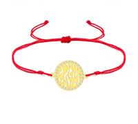 EUEAVAN Shema Israel Pulsera de oración judía Sh'ma Shema Yisrael, pulsera de cuerda trenzada hecha a mano, pulsera de cábala judía, joyería Judaica para mujer, Medio, Acero inoxidable, No es una