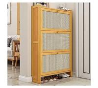 EUEIQCBZ Gabinete de Zapatos de Madera para la Entrada diseño Delgado Moderno con Puertas Almacenamiento de Zapatillas Independientes para Dormitorio del Pasillo y Sala de Estar Oculto solución de