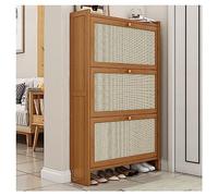 EUEIQCBZ Gabinete de Zapatos de Madera para la Entrada diseño Delgado Moderno con Puertas Almacenamiento de Zapatillas Independientes para Dormitorio del Pasillo y Sala de Estar Oculto solución de