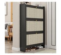EUEIQCBZ Gabinete de Zapatos de Madera para la Entrada diseño Delgado Moderno con Puertas Almacenamiento de Zapatillas Independientes para Dormitorio del Pasillo y Sala de Estar Oculto solución de