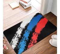EUEKQOIB Alfombra Antideslizante para Puerta de Cocina baño Exterior jardín Bandera de Rusia