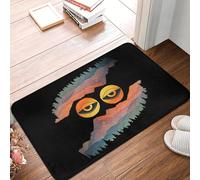 EUEKQOIB Felpudo Antideslizante con diseño de Ojos tristes y Puesta de Sol Emocional Alfombra para Cocina Entrada hogar Sala de Estar