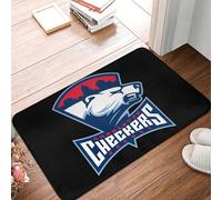 EUEKQOIB Felpudo Antideslizante con el Logotipo de Estilo Hockey de Charlotte Checkers Alfombra para Cocina Entrada Dormitorio y hogar.