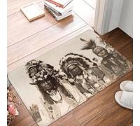 EUEKQOIB Shinnecock Powwow Ca - Felpudo Antideslizante para Suelo antidesgaste para Cocina Entrada hogar Sala de Estar