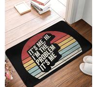 EUEKQOIB Soy yo Hola Soy el Problema. Felpudo Antideslizante Resistente al Agua y al Aceite para Cocina Entrada casa balcón.