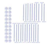 EUETVEXERK Clips de retención tipo empuje, hebilla brida nailon, sujetador automotriz for panel moldura automóvil, guardabarros, parachoques, protector, cubierta del motor(20PCS)