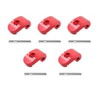 EUETVEXERK Compatible for Scooter eléctrico Xiaomi M365 Pro for bisagra de aleación Reforzada, Gancho Plegable, Piezas de Repuesto, 3, 5 Accesorios para Scooters(5pc Red)