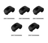 EUETVEXERK Compatible for Scooter eléctrico Xiaomi M365 Pro for bisagra de aleación Reforzada, Gancho Plegable, Piezas de Repuesto, 3, 5 Accesorios para Scooters(5pc Black)