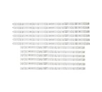 EUETVEXERK Tira de retroiluminación LED 11 lámpara compatible for 49PUF6701/T3 49PFS5301/12 49PUH4900/88 EVTLBM490E0501-AJ-3(L) 49PUK4900/12 TPT490U2-EQYSHM.G Tira de luz para TV