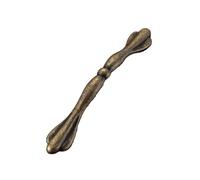 EUETVEXERK Tiradores de armario retro metal latón antiguo 128 mm for cajón cocina, puerta, pomos for muebles Tirador de puerta de armario(384-128)