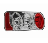 Eufab 11502 - Faro trasero completo para portabicicletas (ahumado, derecho)