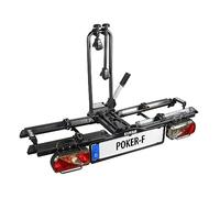 Eufab 12010LAS Raven - Portabicicletas plegable para 2 bicicletas