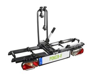 Eufab 12010LAS Raven - Portabicicletas plegable para 2 bicicletas