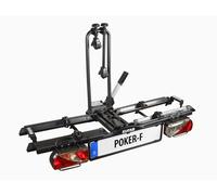 Eufab POKER-F Portabicicletas Para 2 Bicicletas E-Bike Trasero