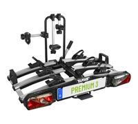 EUFAB PREMIUM III Portabicicletas para coche Montaje de enganche trasero Negro, Gris