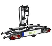 EUFAB Portabicicletas 11554 Bike Lift, Apto para Bicicleta eléctrica, Totalmente premontado, Descenso eléctrico, antirrobo, para 2 Bicicletas, para Enganche de Remolque, 2025 con Soportes de Marco de