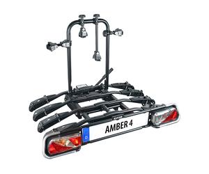 EUFAB Portabicicletas »Amber IV«, para 4 bicicletas, con cerradura.