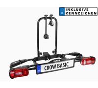Eufab Portabicicletas Crow Básico para 2 Bicicletas Eléctrica + Indicador