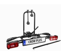 Eufab Portabicicletas Crow Plus para 2 Bicicletas Eléctrica Ampliable + Rampa