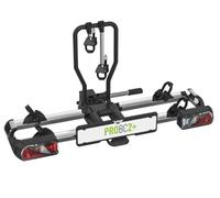 EUFAB Probc2+ - Portabicicletas extensible para 2 bicicletas, gran portón trasero