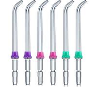 EUFANCE Accesorios de puntas de chorro de repuesto para chorros de agua dentales para irrigadores bucales Waterpik (como WP-100) (6 piezas)