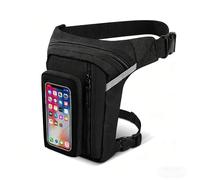 EUFANCE Bolsa de cinturón táctica Bolsa de Pierna Motocicleta Muslo Ciclismo Viaje Trekking Airsoft Sport Tactical Belt Bag Holder (Negro)