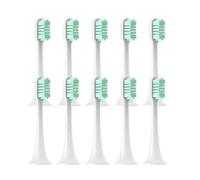 eufeifeiegds 10 cabezales de repuesto sellados al vacío for cepillos de dientes eléctricos T300/T500/T700 con tapas de cerdas suaves.(10pcs Green)