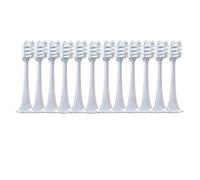 eufeifeiegds 12 cabezales de repuesto for cepillos de dientes eléctricos T300/T500/T700, tapas de cerdas suaves y boquillas for aspiradoras.(12White)