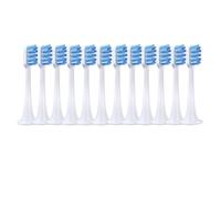 eufeifeiegds 12 cabezales de repuesto for cepillos de dientes eléctricos T300/T500/T700, tapas de cerdas suaves y boquillas for aspiradoras.(12BlueJ)