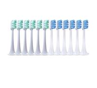 eufeifeiegds 12 cabezales de repuesto for cepillos de dientes eléctricos T300/T500/T700, tapas de cerdas suaves y boquillas for aspiradoras.(6BlueJ6Green)