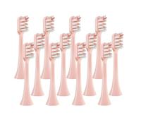 eufeifeiegds 12 cabezales de repuesto for cepillos de dientes eléctricos X3/X3U/X5, cabezales de limpieza de cerdas suaves.(12PCSPink)